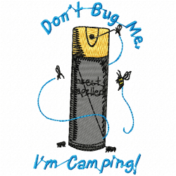 Camping Embroidery Design 9 Camping Embroidery Design 9